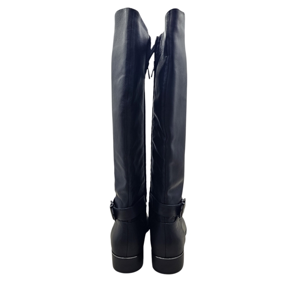 Kenneth Cole Women's Equestrian Branden Buckle Leather Boots - 10 - Picture 5 of 8